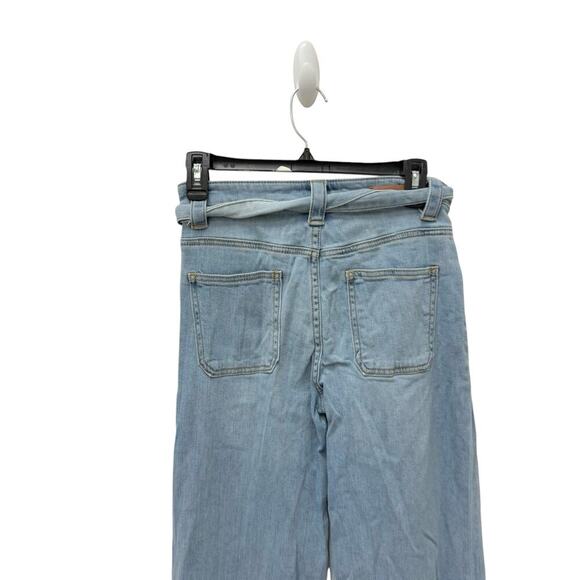 Anthropologie Pilcro and the Letterpress Flare Jeans Belted Women’s Size 27 - Picture 7 of 10